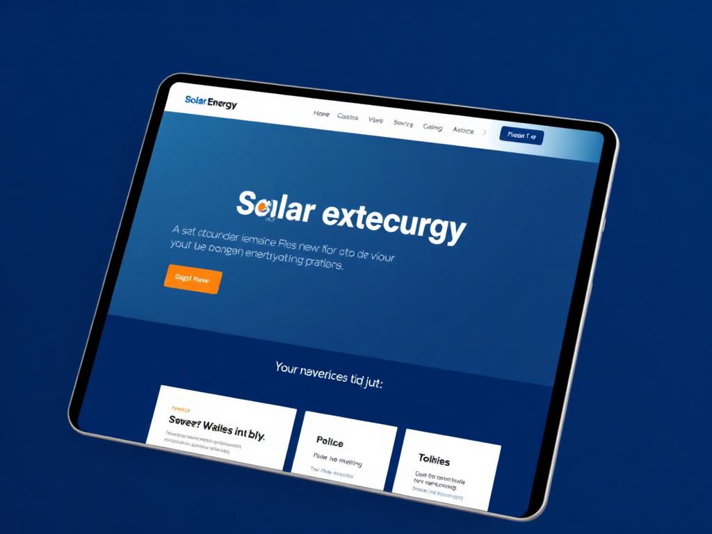 Sunline Solar website preview